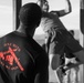 Warming up for MAIC: Marines run PFT on day one