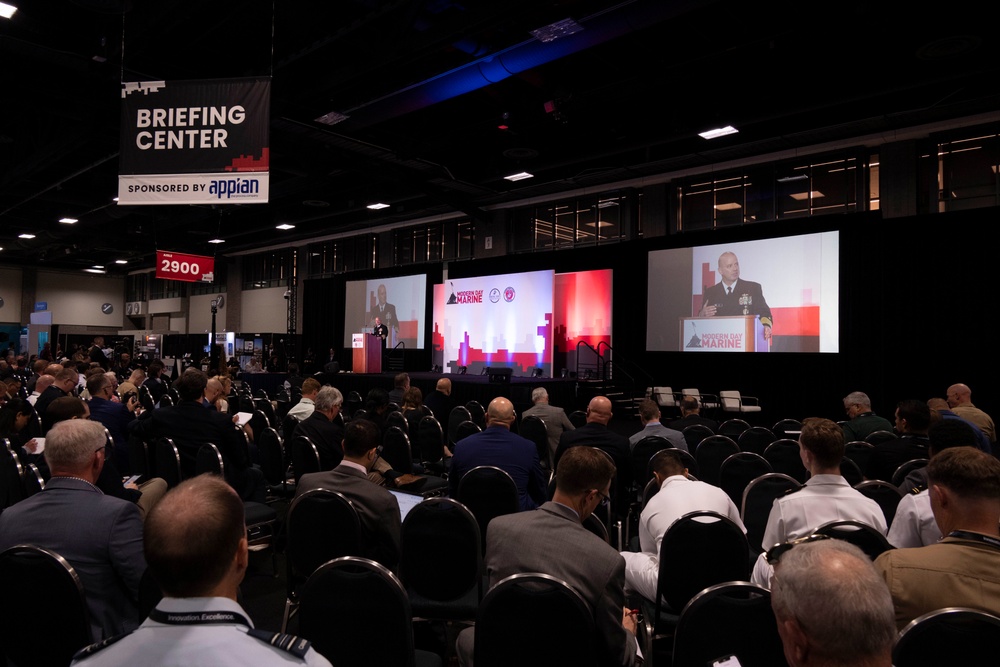 ACNO Speaks at Modern Day Marine