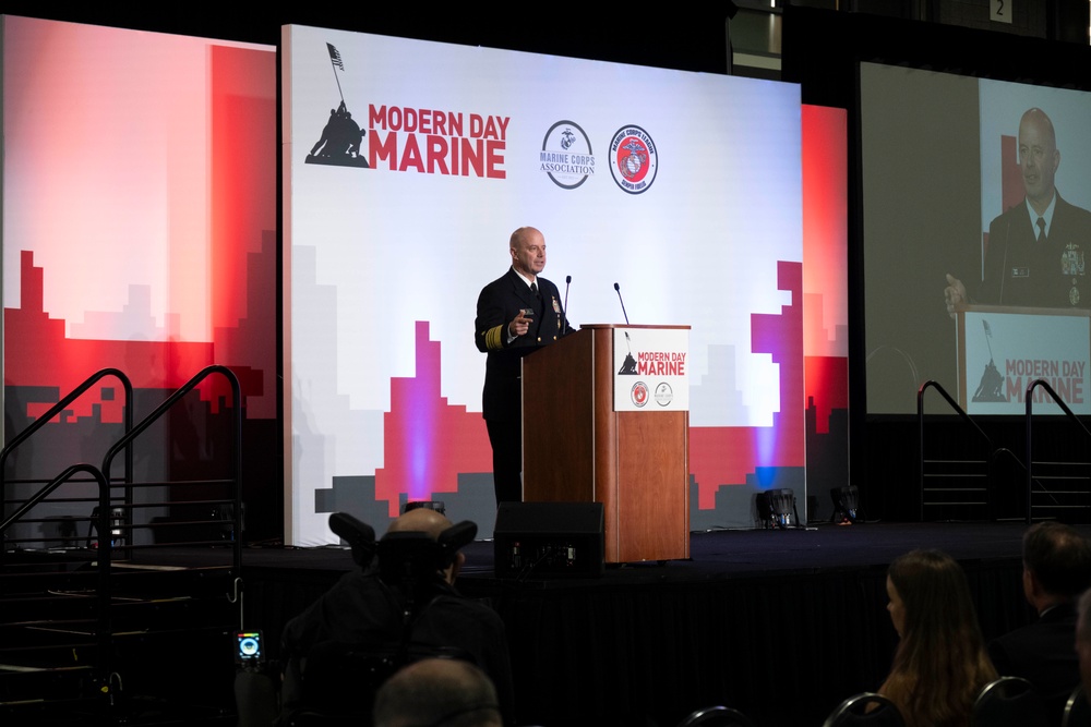 ACNO Speaks at Modern Day Marine