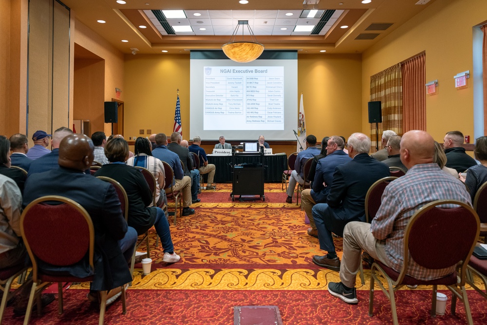 56th annual National Guard Association of Illinois conference hosted in East Peoria, Illinois, April 25-26, 2025