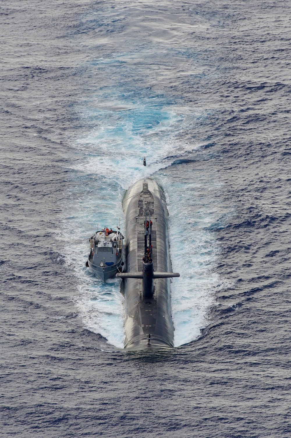 USS Kentucky Operates with Surface and Aerial Assets