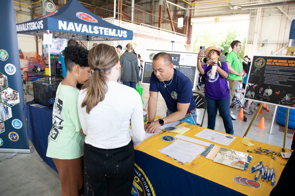 NMCFHPC at the Air Power Over Hampton Roads, Langley Air Force Base STEM Day