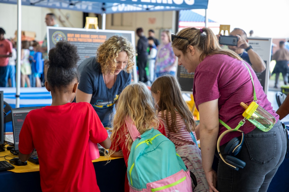 NMCFHPC at the Air Power Over Hampton Roads, Langley Air Force Base STEM Day