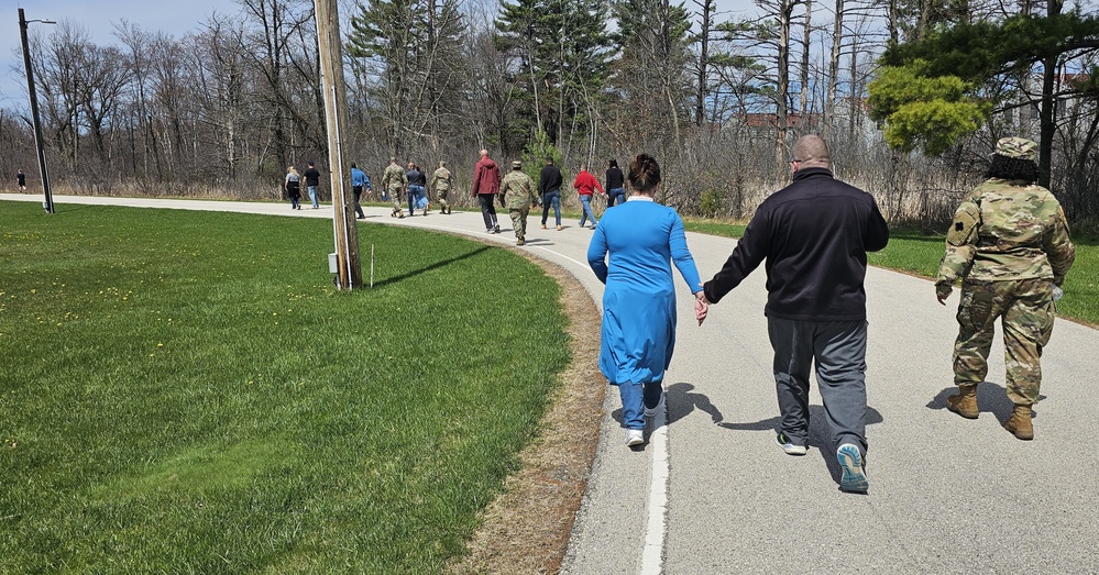 Sexual Assault Awareness and Prevention Month: Fort McCoy observes Denim Day with 2-mile walk