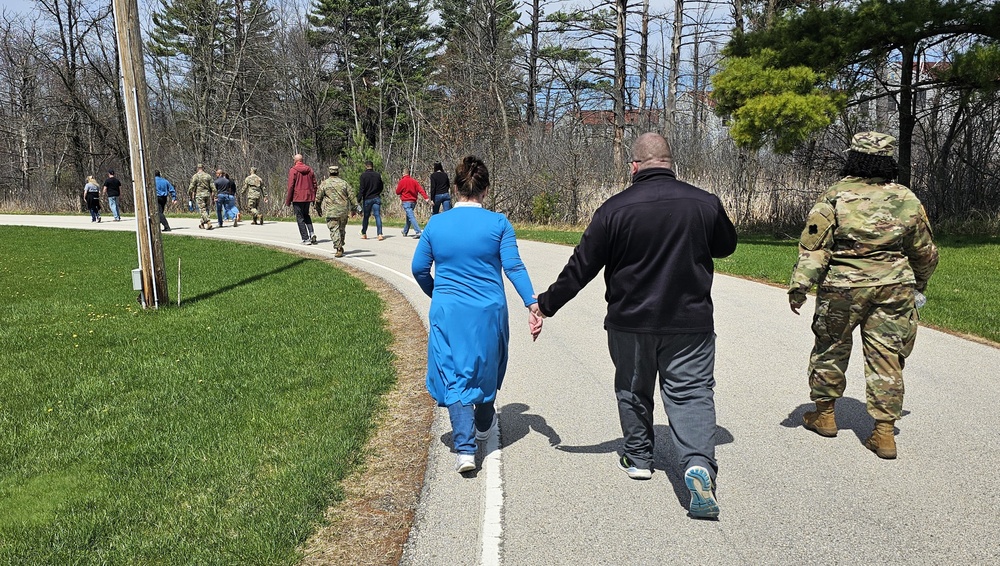Sexual Assault Awareness and Prevention Month: Fort McCoy observes Denim Day with 2-mile walk
