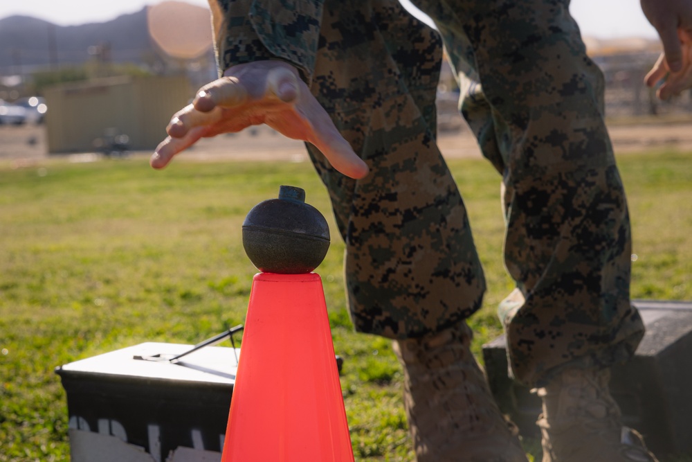 Back to back: Marines with MAIC 75-23 run CFT on day two