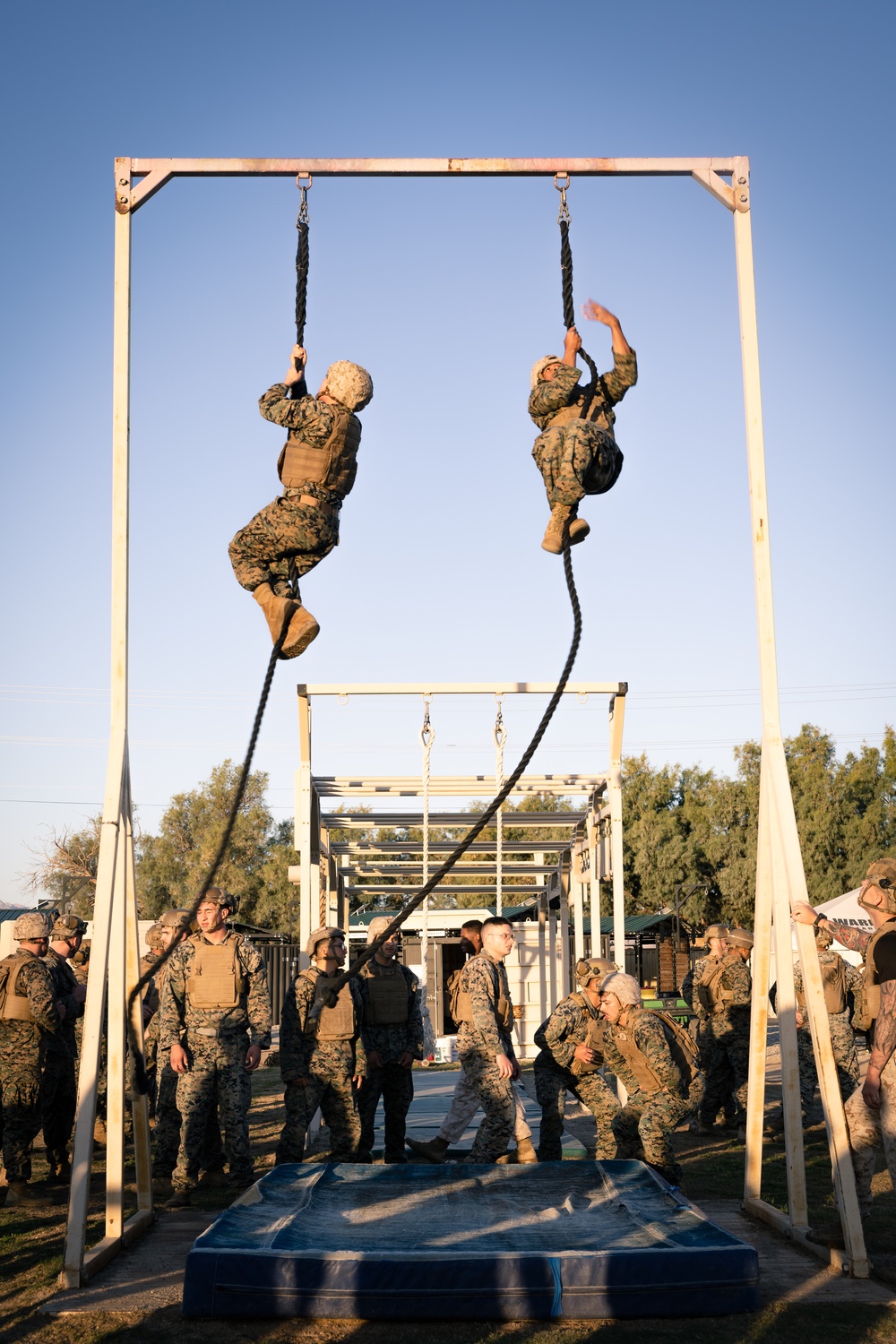 Marines conquer the HITT course during MAIC 73-25