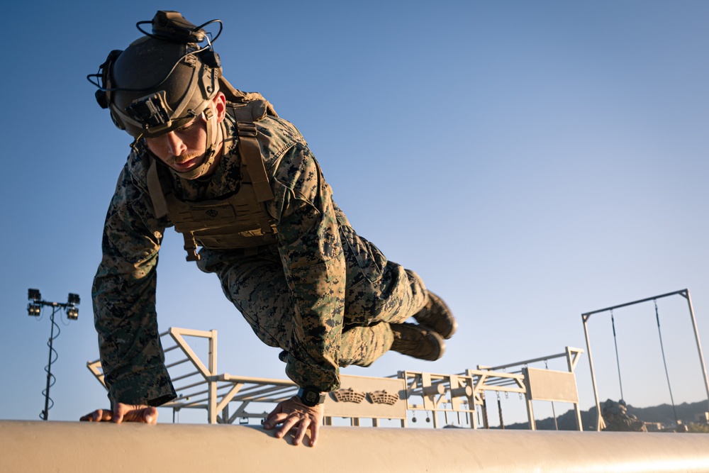 Marines conquer the HITT course during MAIC 73-25