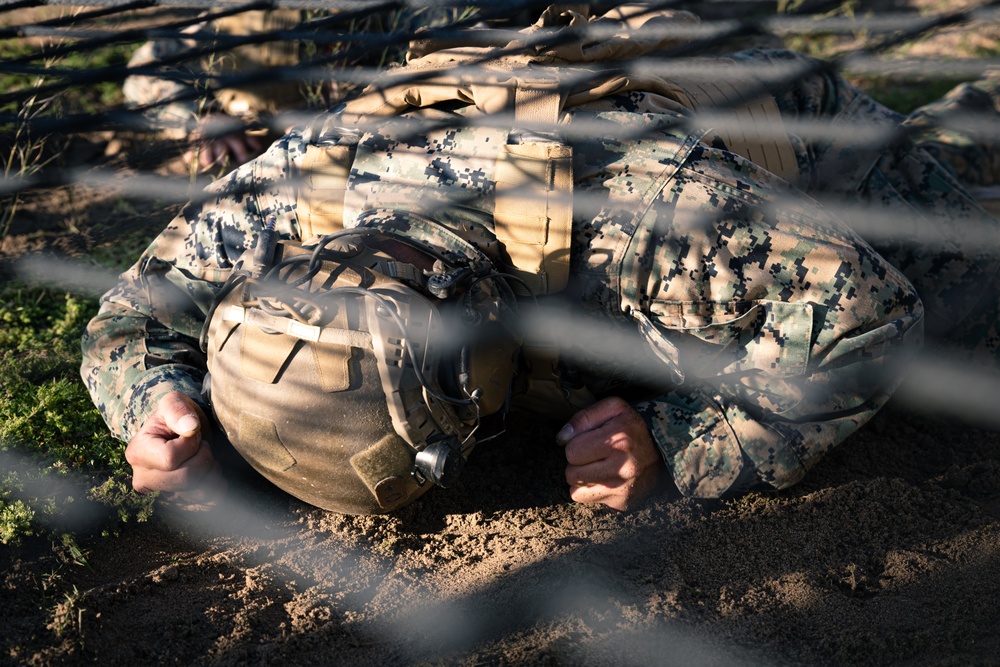 Marines conquer the HITT course during MAIC 73-25