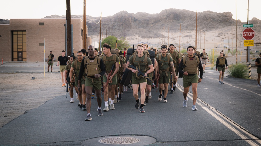 Marines make waves while shallow water grappling during MAIC 73-25