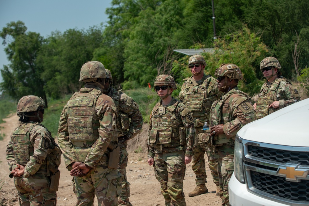 U.S. Army Col. Ernstrom visits southern border effort