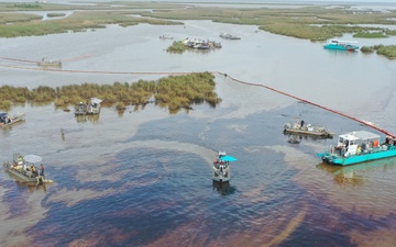 Unified Command continues response to release near Garden Island Bay, LA