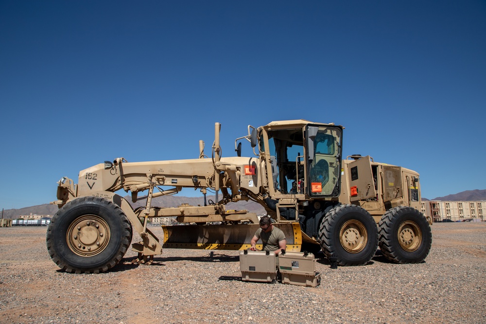 41st Engineer Battalion equipment downloaded at Fort Bliss