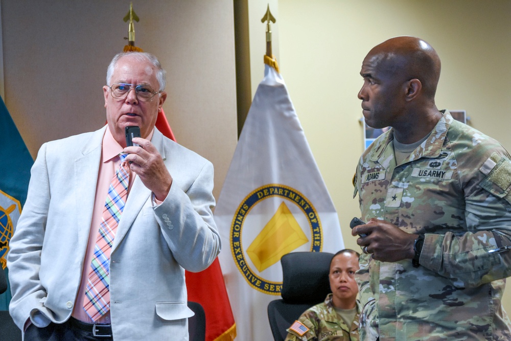 MICC command team gets up close, personal at workforce town hall