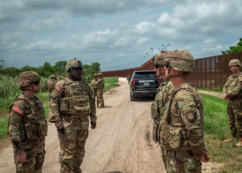 U.S. Army Col. Ernstrom visits southern border effort