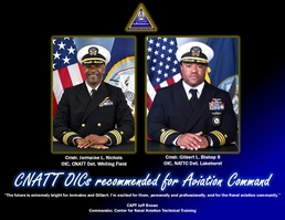 U.S. Navy recommends two CNATT officers for aviation command