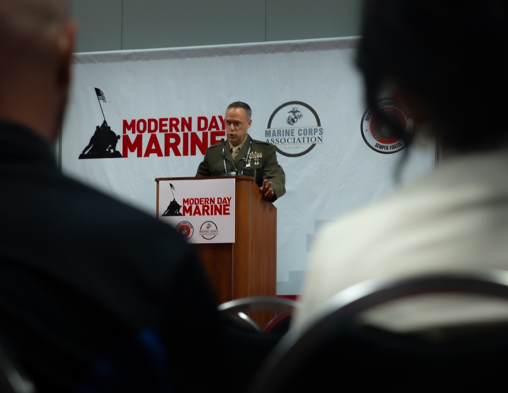 Marine Forces Reserve presentations at Modern Day Marine 2025.