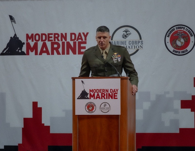 Marine Forces Reserve presentations at Modern Day Marine 2025.