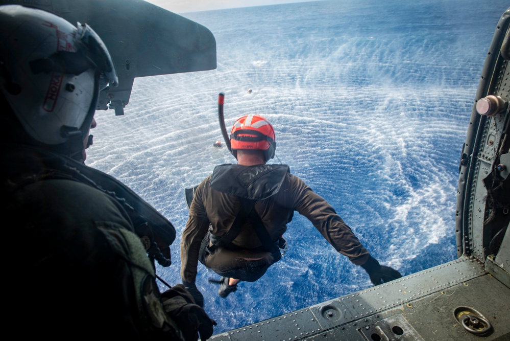 Nimitz Conducts Search and Rescue Training