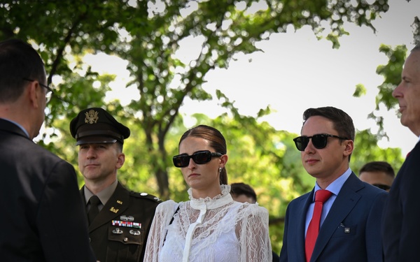 NASCAR Coca-Cola 600 Winner Christopher Bell Visits Arlington National Cemetery, Pentagon