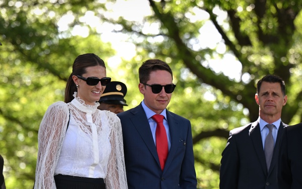 NASCAR Coca-Cola 600 Winner Christopher Bell Visits Arlington National Cemetery, Pentagon