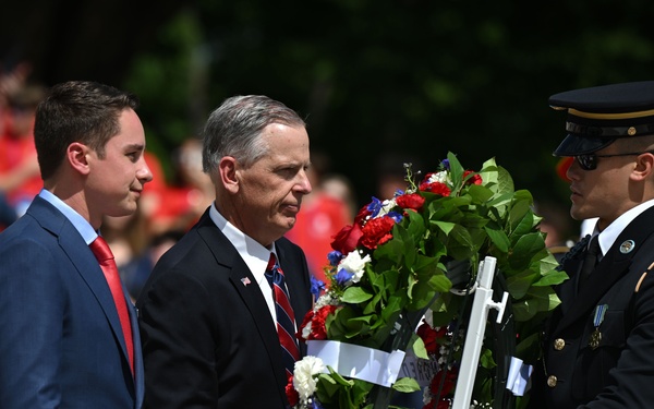 NASCAR Coca-Cola 600 Winner Christopher Bell Visits Arlington National Cemetery, Pentagon