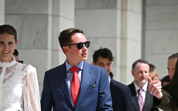 NASCAR Coca-Cola 600 Winner Christopher Bell Visits Arlington National Cemetery, Pentagon