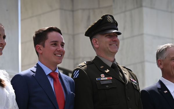 NASCAR Coca-Cola 600 Winner Christopher Bell Visits Arlington National Cemetery, Pentagon