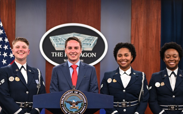 NASCAR Coca-Cola 600 Winner Christopher Bell Visits Arlington National Cemetery, Pentagon
