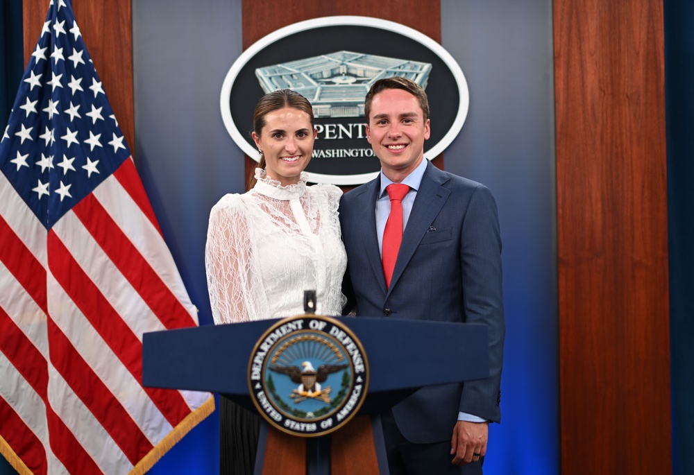 NASCAR Coca-Cola 600 Winner Christopher Bell Visits Arlington National Cemetery, Pentagon