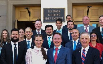 NASCAR Coca-Cola 600 Winner Christopher Bell Visits Arlington National Cemetery, Pentagon