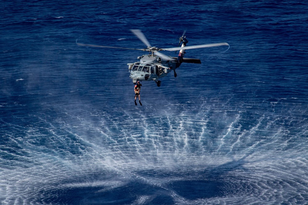 Nimitz Conducts Search and Rescue Training