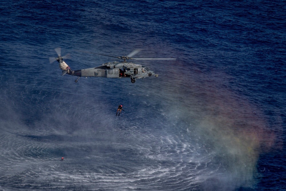Nimitz Conducts Search and Rescue Training