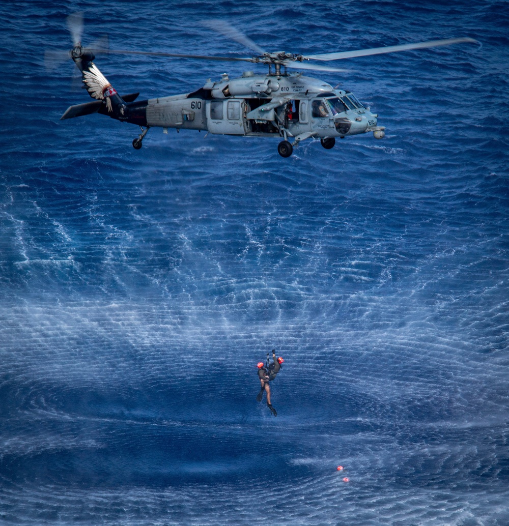 Nimitz Conducts Search and Rescue Training