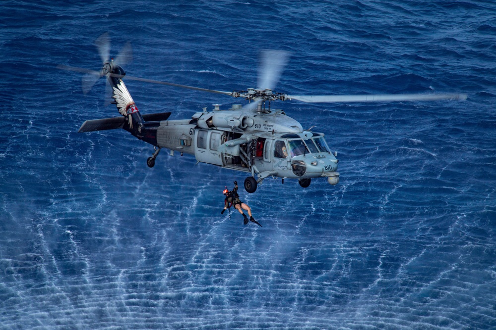 Nimitz Conducts Search and Rescue Training
