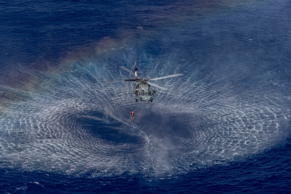 Nimitz Conducts Search and Rescue Training