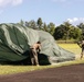 MRF-D 25.3: U.S. service members receive an air delivery