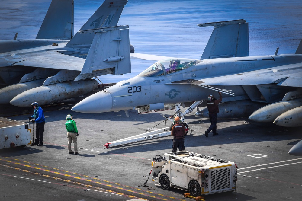 Nimitz Sailors Prepare for Flight Operations