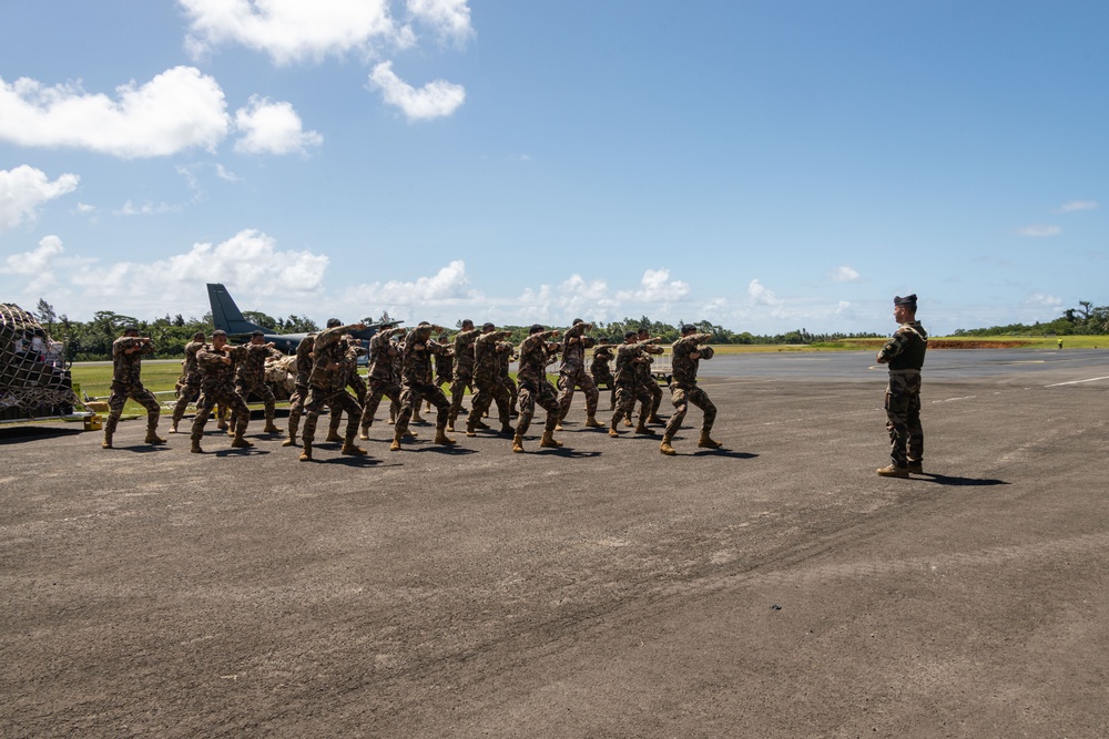 MRF-D 25.3: CDS service members arrive and depart from Wallis Island