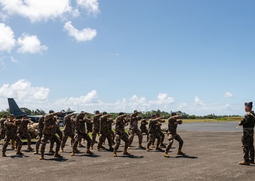 MRF-D 25.3: CDS service members arrive and depart from Wallis Island