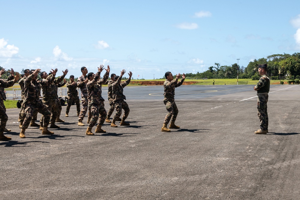 MRF-D 25.3: CDS service members arrive and depart from Wallis Island