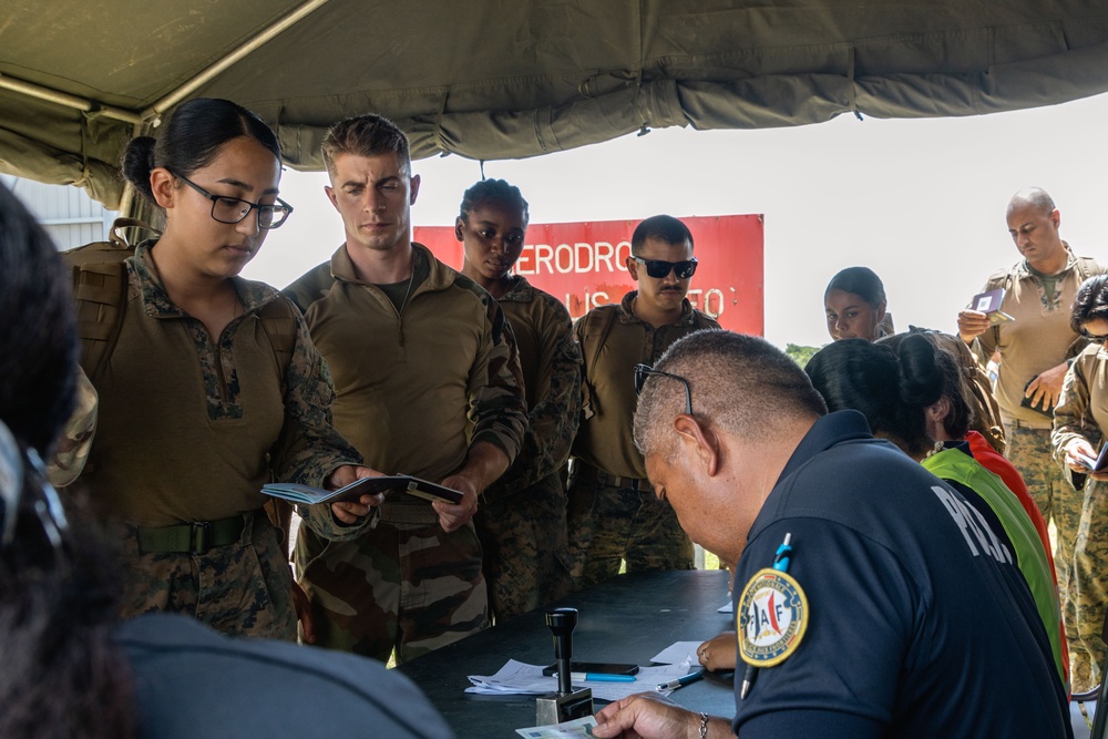 MRF-D 25.3: CDS service members arrive and depart from Wallis Island