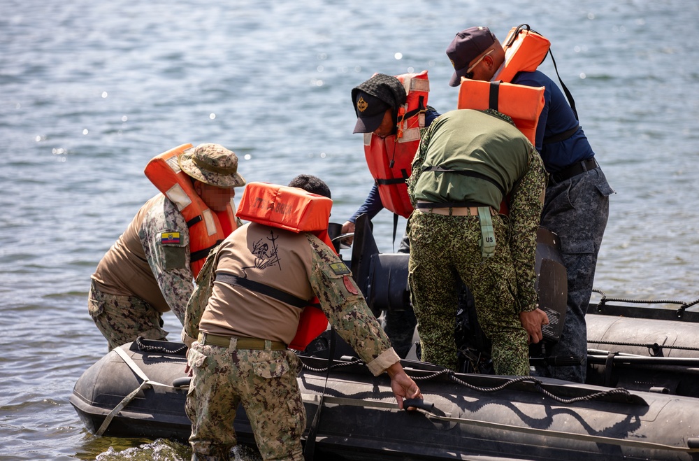 Multinational special operations forces conduct waterborne operations at TRADEWINDS 25