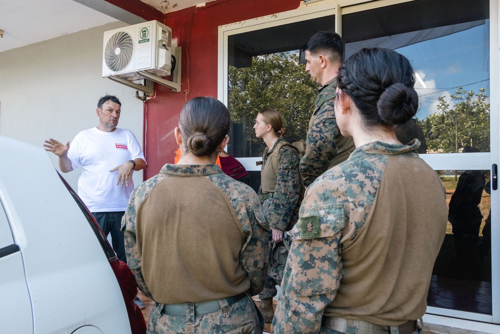 MRF-D 25.3: U.S. Marines and sailors tour French Red Cross