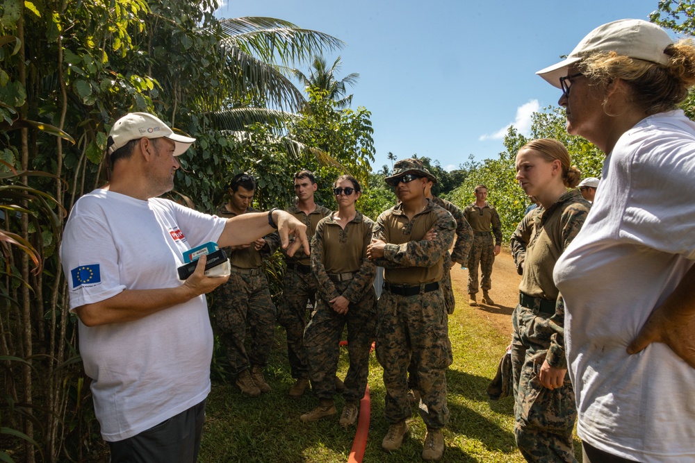 MRF-D 25.3: U.S. Marines and sailors tour French Red Cross