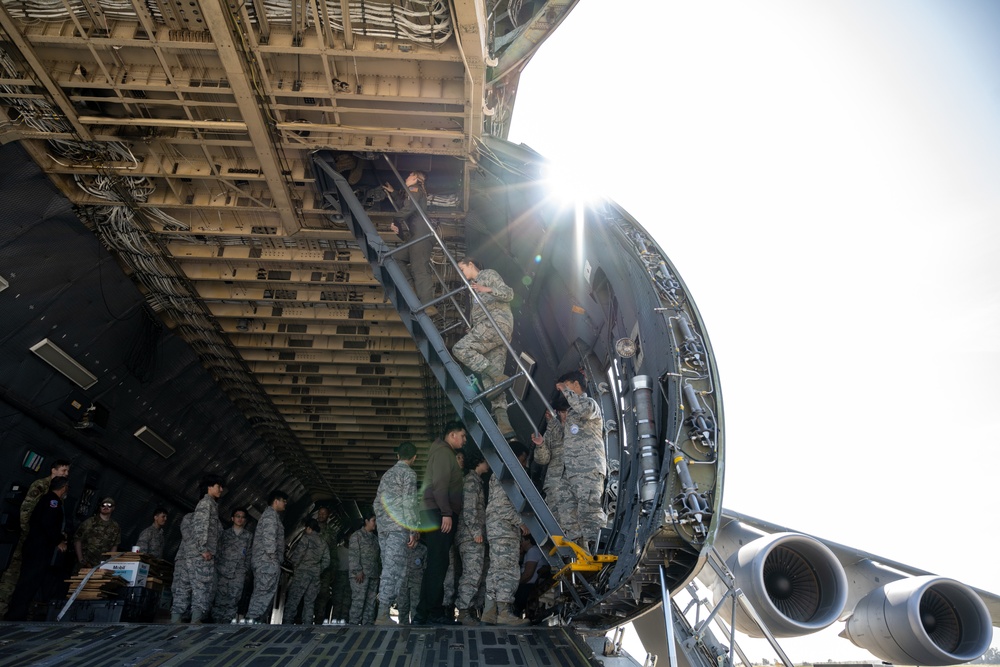 Armijo AFJROTC Cadets Explore Airpower at Travis AFB