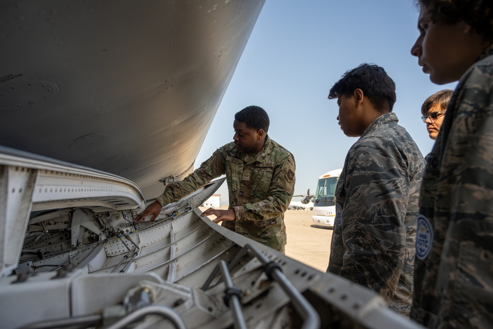 Armijo AFJROTC Cadets Explore Airpower at Travis AFB
