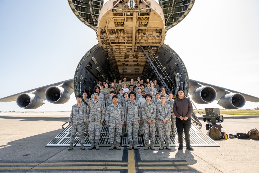 Armijo AFJROTC Cadets Explore Airpower at Travis AFB