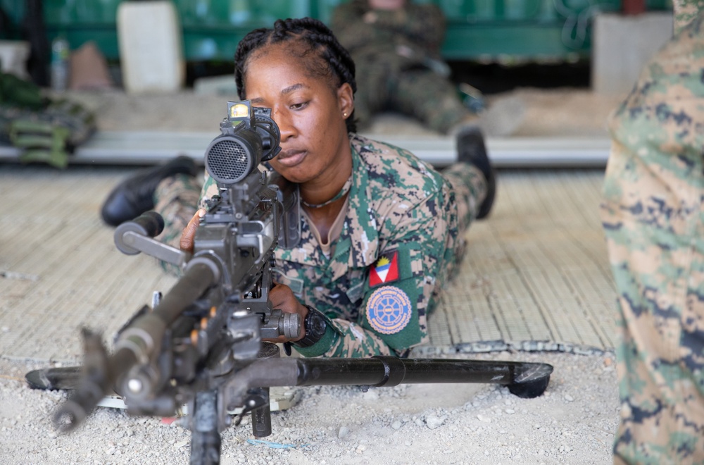 US Marines conduct marksmanship training with partner nations at TRADEWINDS 25