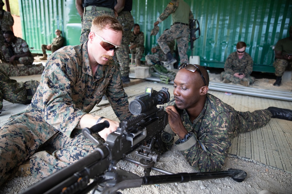 US Marines conduct marksmanship training with partner nations at TRADEWINDS 25